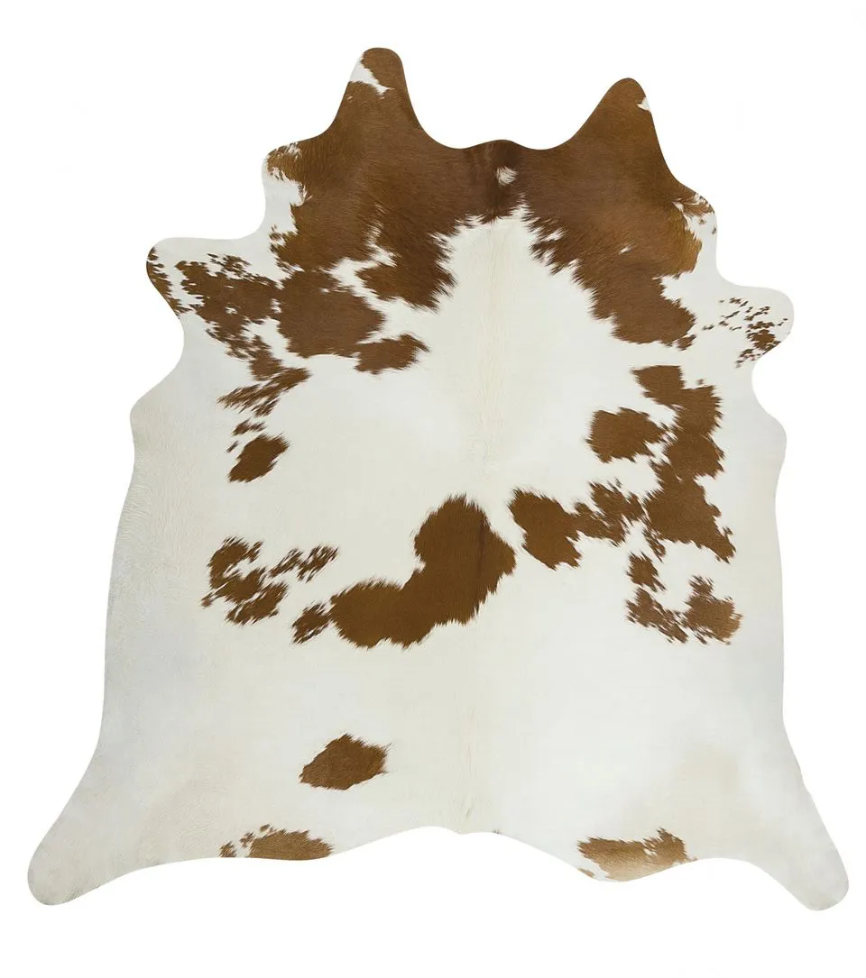 Brazilian Brown & White Cowhide Rug