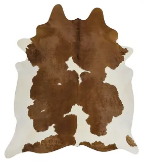 Brazilian Brown & White Cowhide Rug