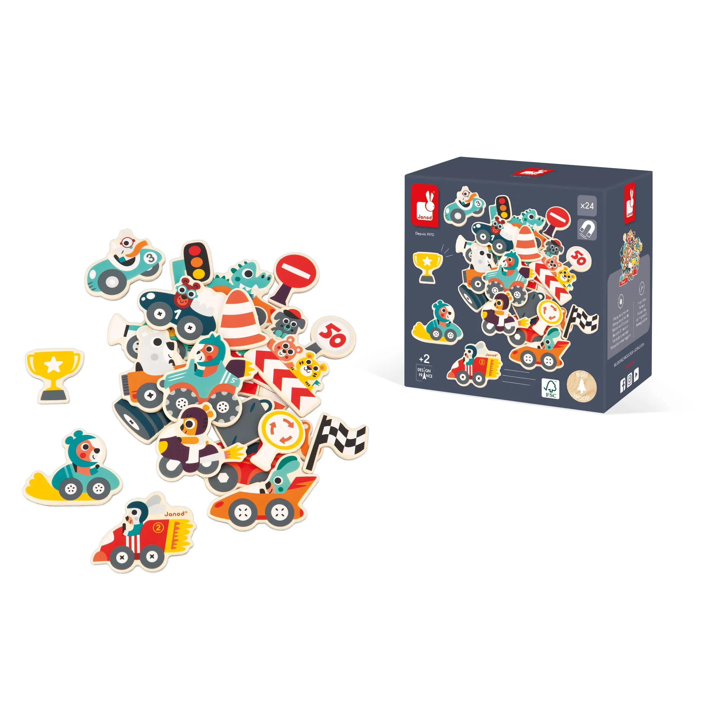 Car Magnets - 24 PCS