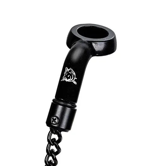CarpLife Black Stainless Steel Hockey Stick & 9 or 6 Inch Chain