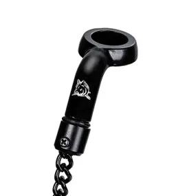 CarpLife Black Stainless Steel Hockey Stick & 9 or 6 Inch Chain