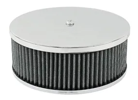 Chrome 2-1/2 Inch Air Cleaner Assembly for 30/34 Pict Carburetors - 8970