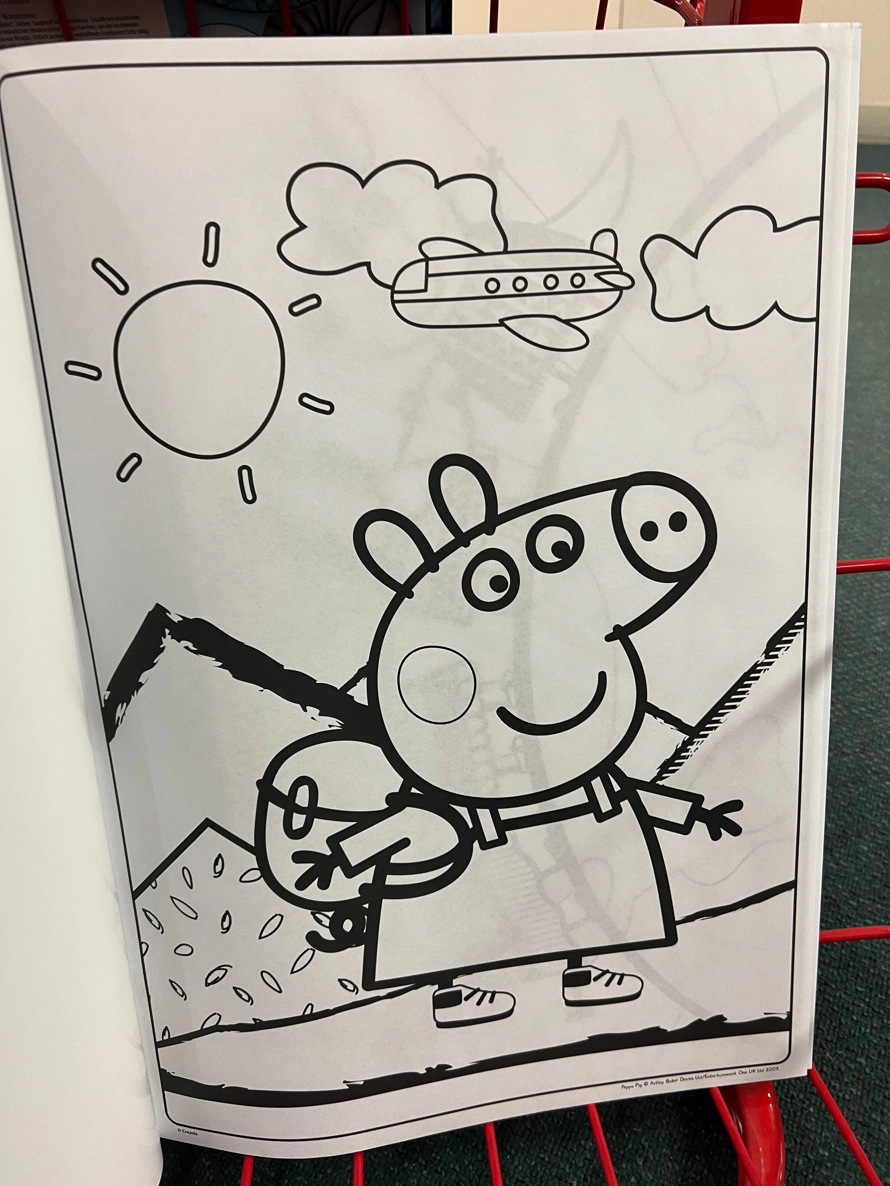 Crayola Peppa Pig Giant Colouring Pages