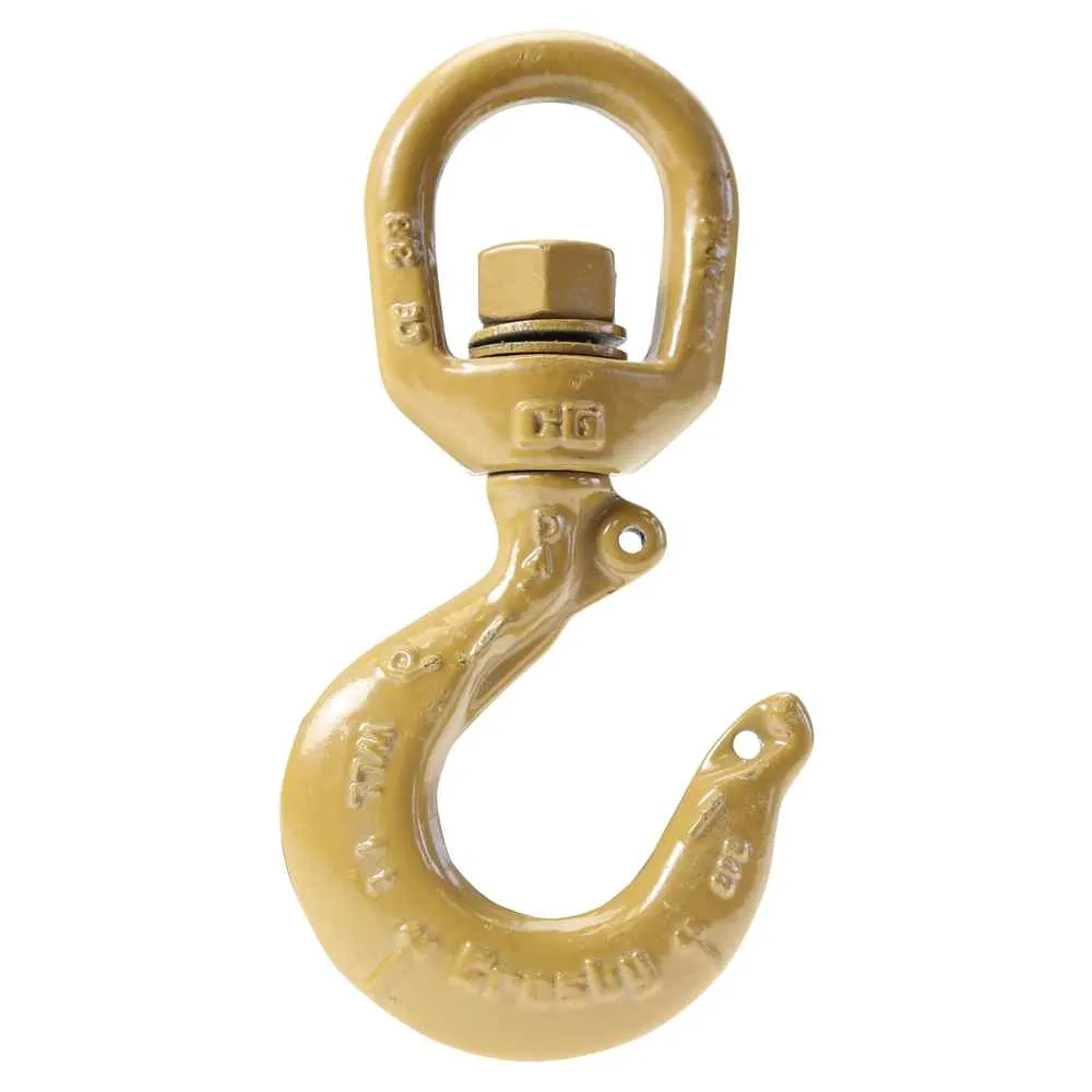 Crosby®  S-322AN 1.5 Ton Alloy Swivel Eye Hook - 1048816
