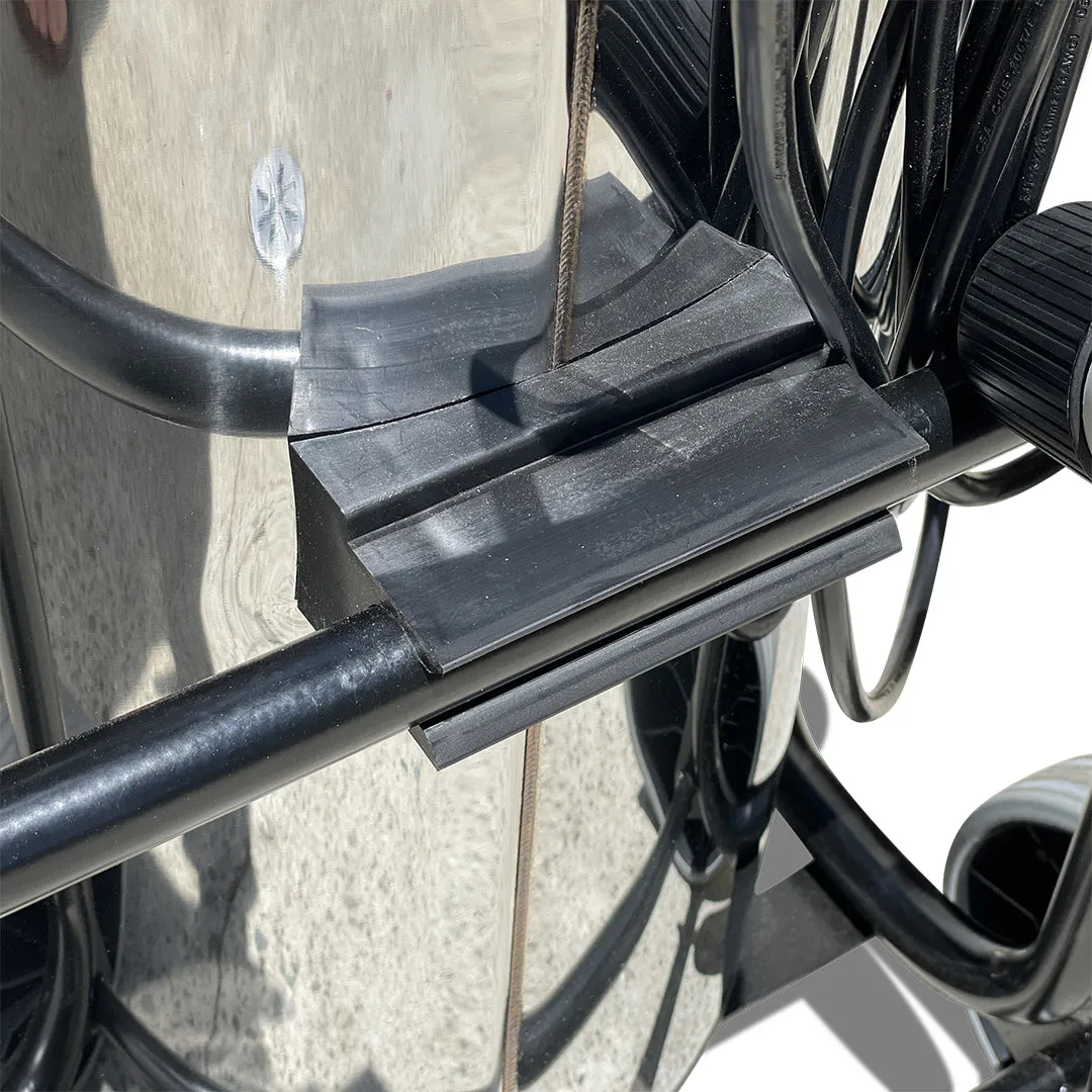 Cyclone Triple 3600 Gutter Vacuum (20gal), 40 Foot Aluminum Gutter Poles and Bag