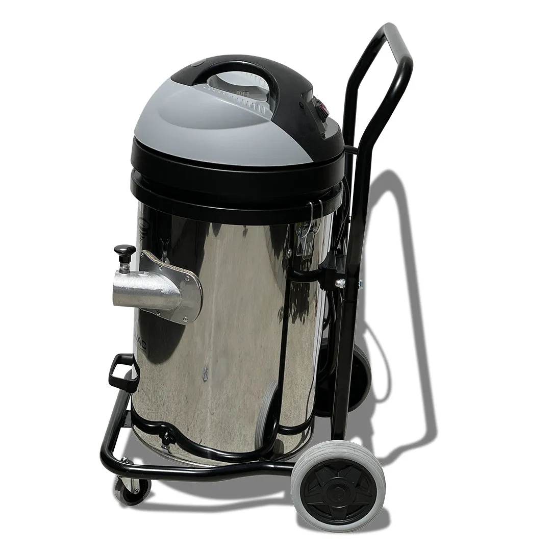 Cyclone Triple 3600 Gutter Vacuum (20gal) with 20 foot Aluminum Gutter Poles and Bag