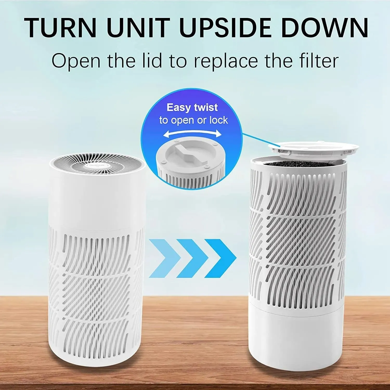 Cylindrical HEPA/Carbon Filter