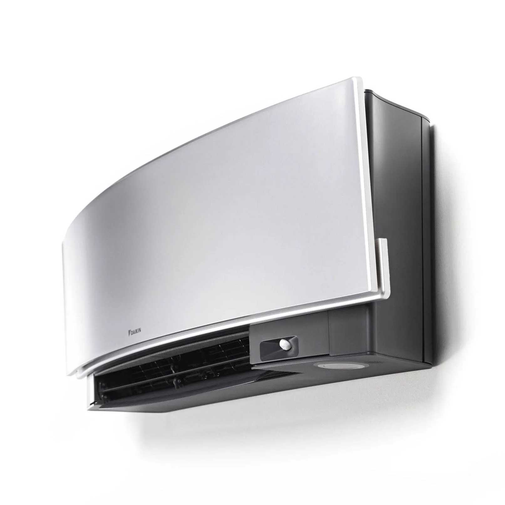 Daikin 3-Zone Wall Mounted Emura Silver Hyper Heat Ductless Mini-Split 24000 BTU Heat Pump Air Conditioner 9k   12k   12k - 18 SEER2