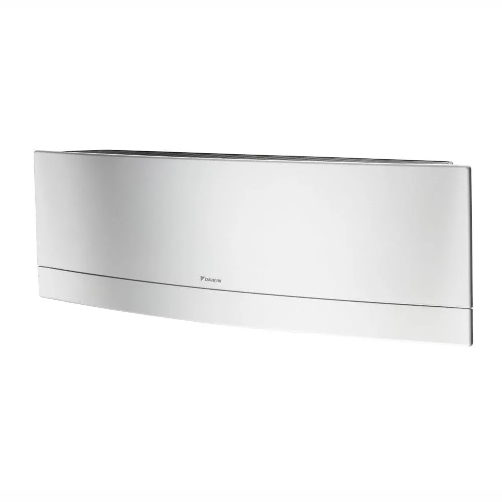 Daikin 3-Zone Wall Mounted Emura Silver Hyper Heat Ductless Mini-Split 24000 BTU Heat Pump Air Conditioner 9k   12k   12k - 18 SEER2