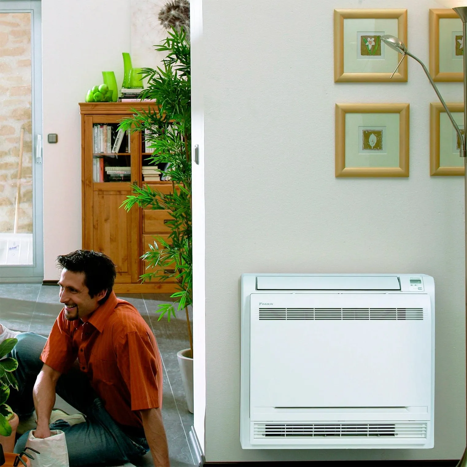 Daikin 4-Zone Floor Standing Hyper Heat Ductless Mini-Split 36000 BTU Heat Pump Air Conditioner 9k   9k   9k   15k - 20 SEER2