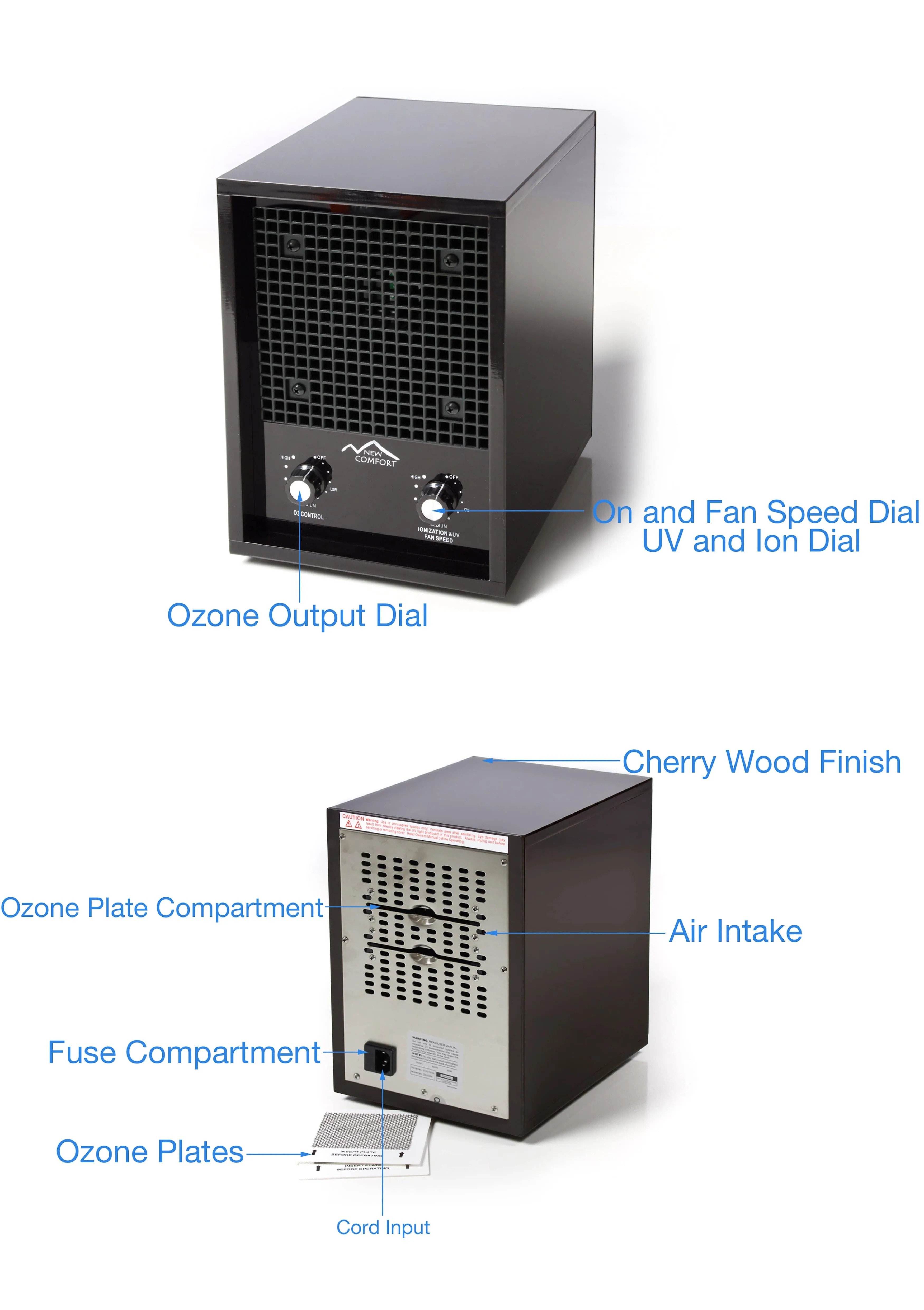 Demo Unit Save 40% Germ/Odor Eliminating Ozone Generating Air Purifier by New Comfort