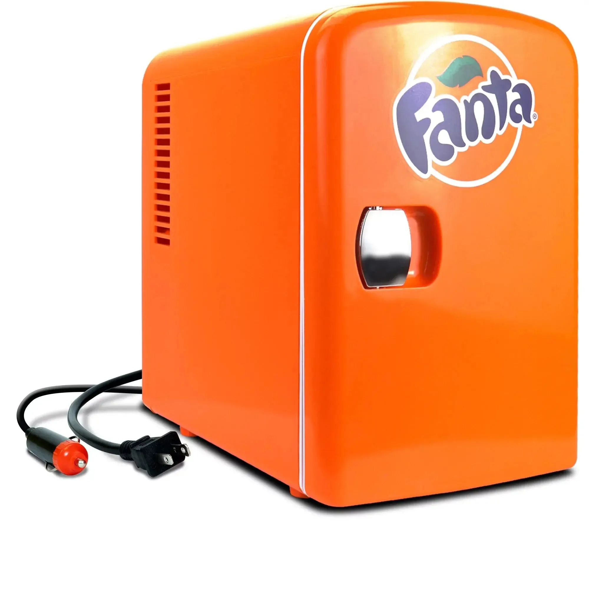 Diet Coke 6 Can Mini Fridge 4L Mini Electric Cooler Warmer Portable 12V Car Cooler Gray