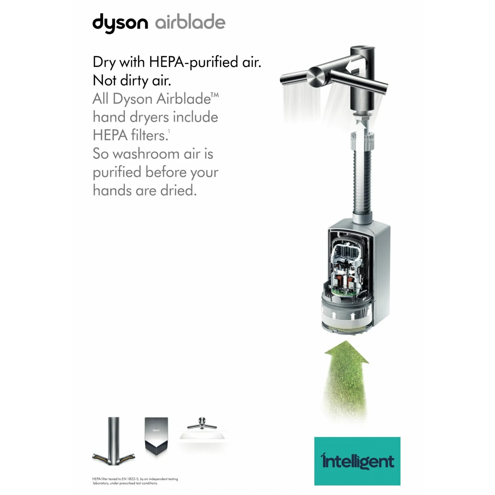 Dyson Airblade Wash Dry Tall Hand Dryer