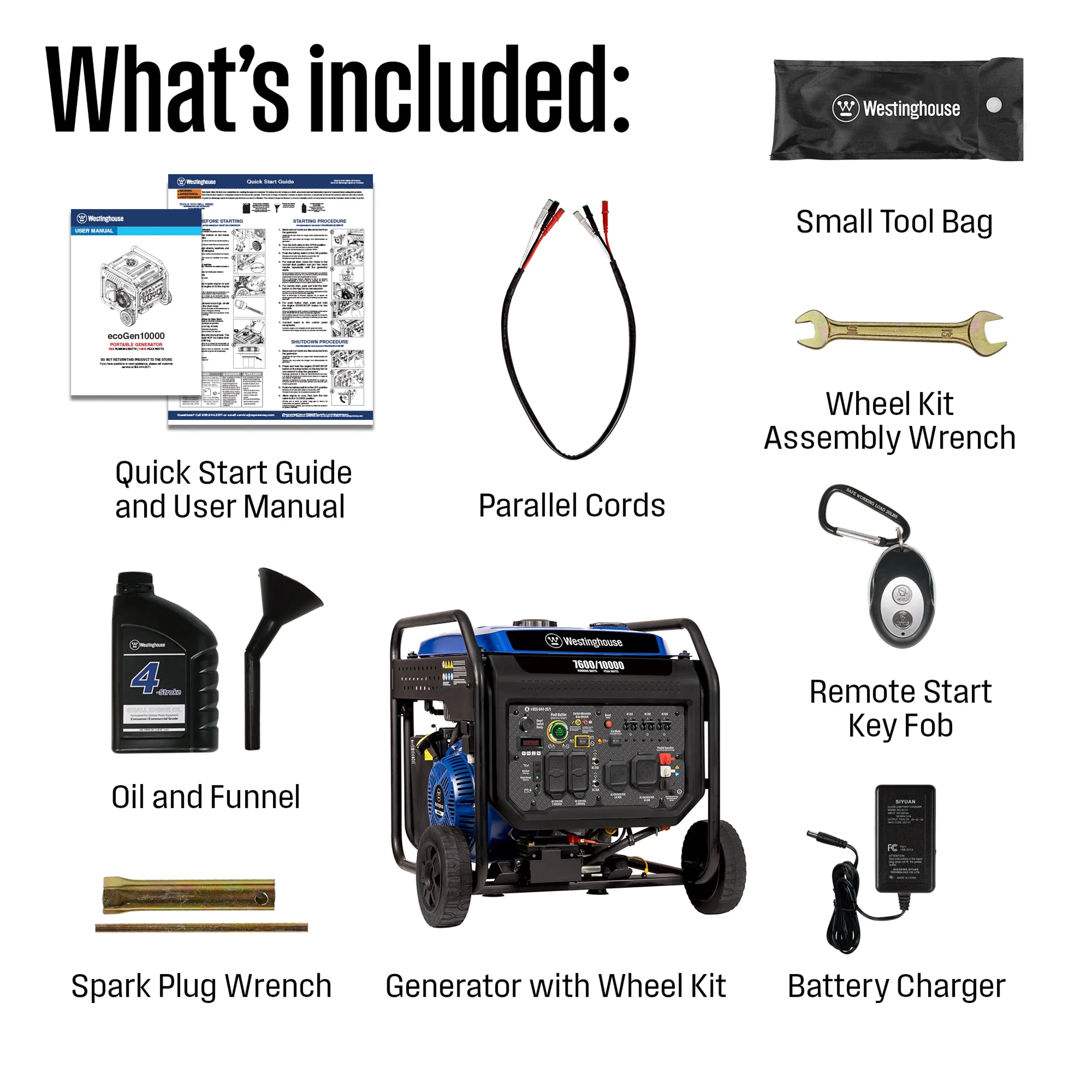 ecoGen10000 Inverter Generator with CO Sensor