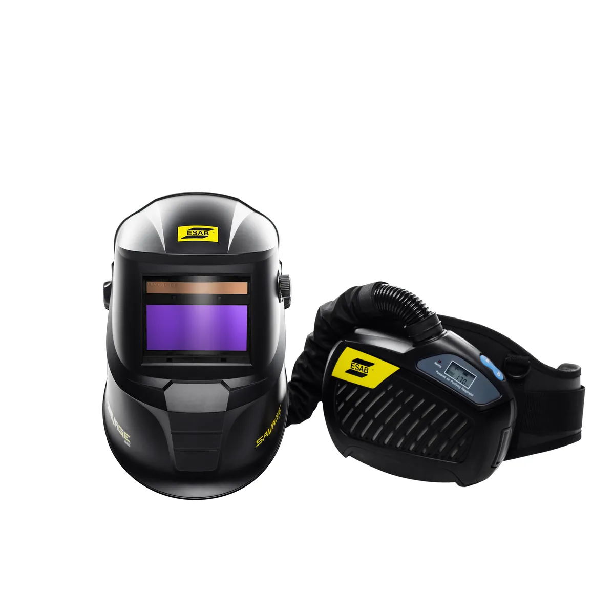 ESAB 0700002400 Savage A40 Welding Helmet w/ PAPR