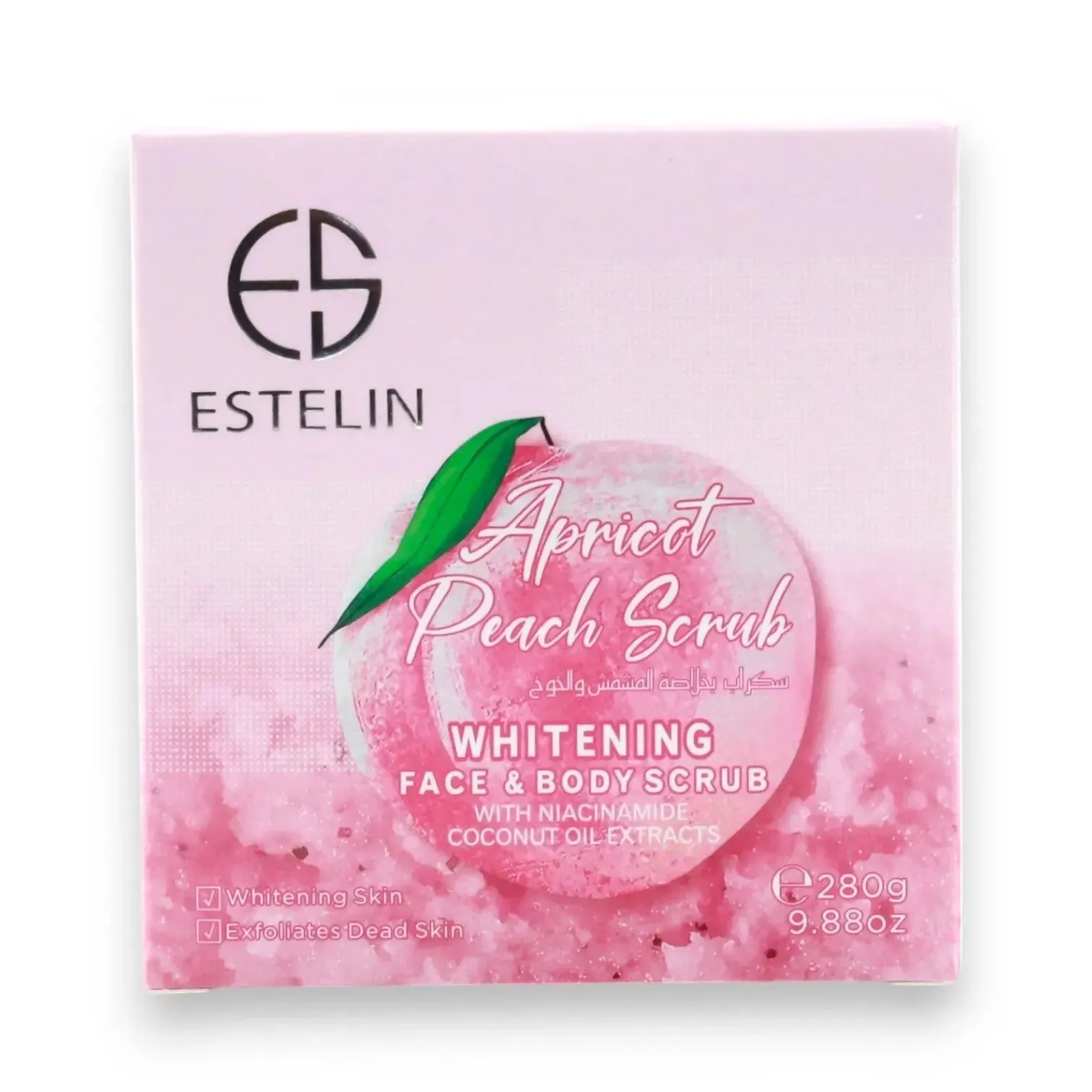 Estelin Apricot Face and Body Scrub 280g