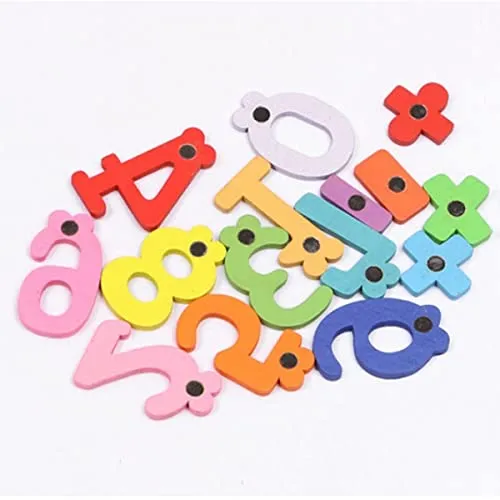 EXCLUZO 60 Pcs Magnetic Numbers Refrigerator Numbers Magnet Kids Numbers Magnets Fridge Numbers Magnet Fridge Magnet Numbers