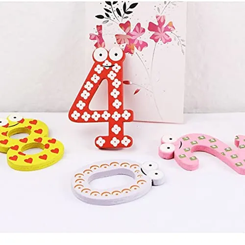 EXCLUZO 60 Pcs Magnetic Numbers Refrigerator Numbers Magnet Kids Numbers Magnets Fridge Numbers Magnet Fridge Magnet Numbers