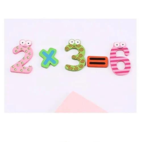 EXCLUZO 60 Pcs Magnetic Numbers Refrigerator Numbers Magnet Kids Numbers Magnets Fridge Numbers Magnet Fridge Magnet Numbers