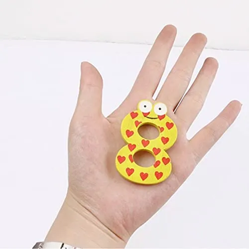 EXCLUZO 60 Pcs Magnetic Numbers Refrigerator Numbers Magnet Kids Numbers Magnets Fridge Numbers Magnet Fridge Magnet Numbers