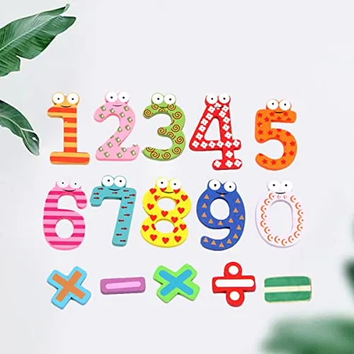 EXCLUZO 60 Pcs Magnetic Numbers Refrigerator Numbers Magnet Kids Numbers Magnets Fridge Numbers Magnet Fridge Magnet Numbers