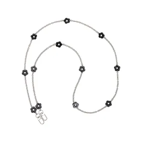 Flower Decored  Cross-body Phone Chain