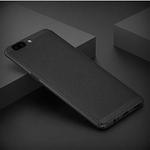 For OnePlus 5 - WOW Imagine(TM) Heat Dissipation Hollow Thin Soft TPU Back Case Cover for OnePlus 5 - Black