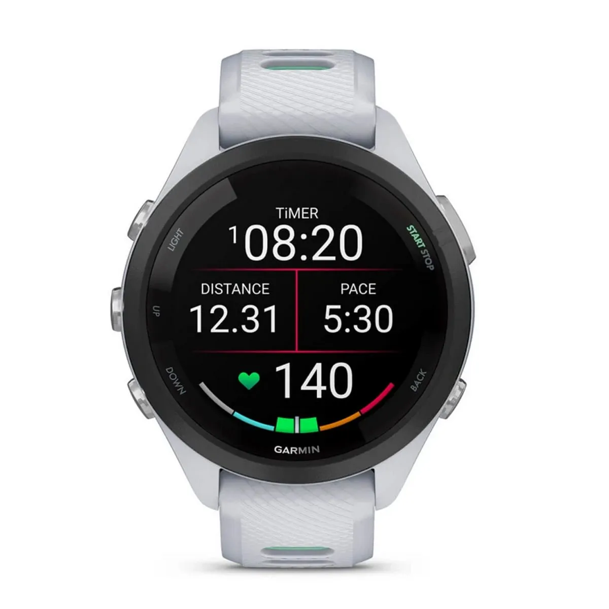 Forerunner® 265s Music - White/Turquoise