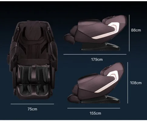 FORTIA Electric Massage Chair Zero Gravity Heating Kneading Recliner Full Body Shiatsu Massager
