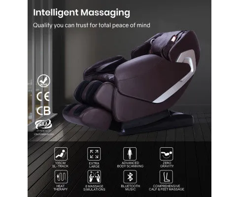 FORTIA Electric Massage Chair Zero Gravity Heating Kneading Recliner Full Body Shiatsu Massager