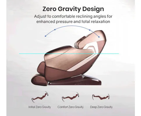 FORTIA Electric Massage Chair Zero Gravity Heating Massager Full Body Shiatsu Recliner, Remote Control