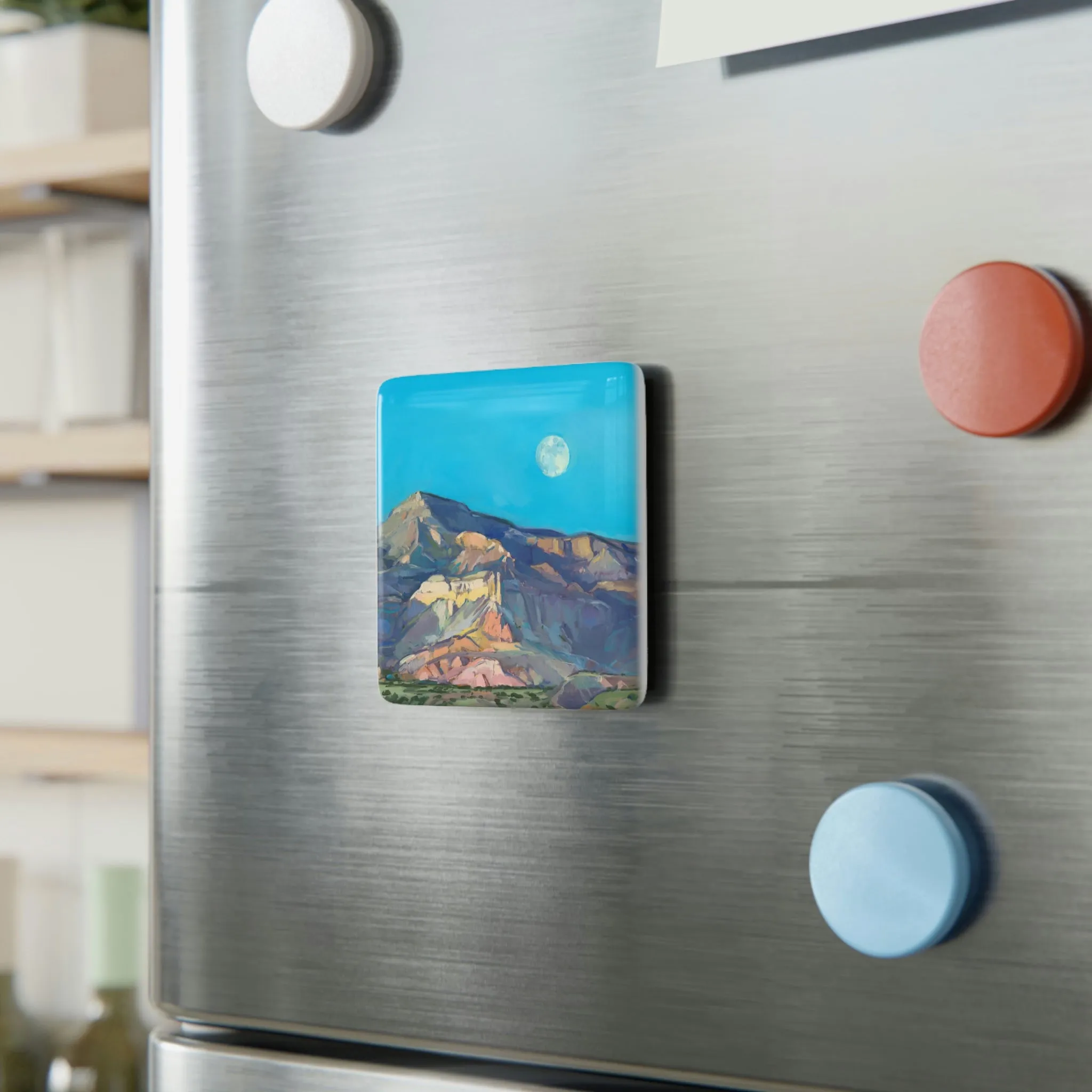 Ghost Ranch Small Moon Porcelain Magnet