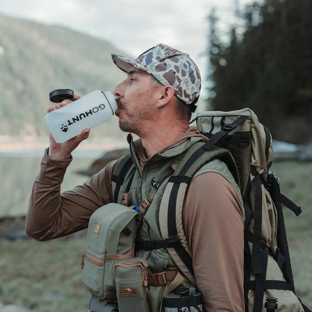 GOHUNT Ultralite Nalgene 32oz Wide Mouth Water Bottle
