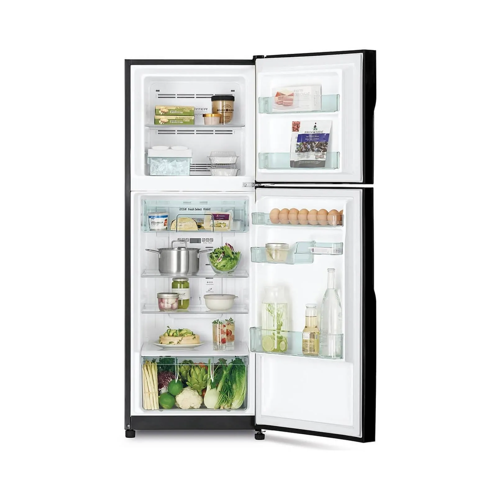 HITACHI 203L 2 DOOR FRIDGE RH240P7MSBSL