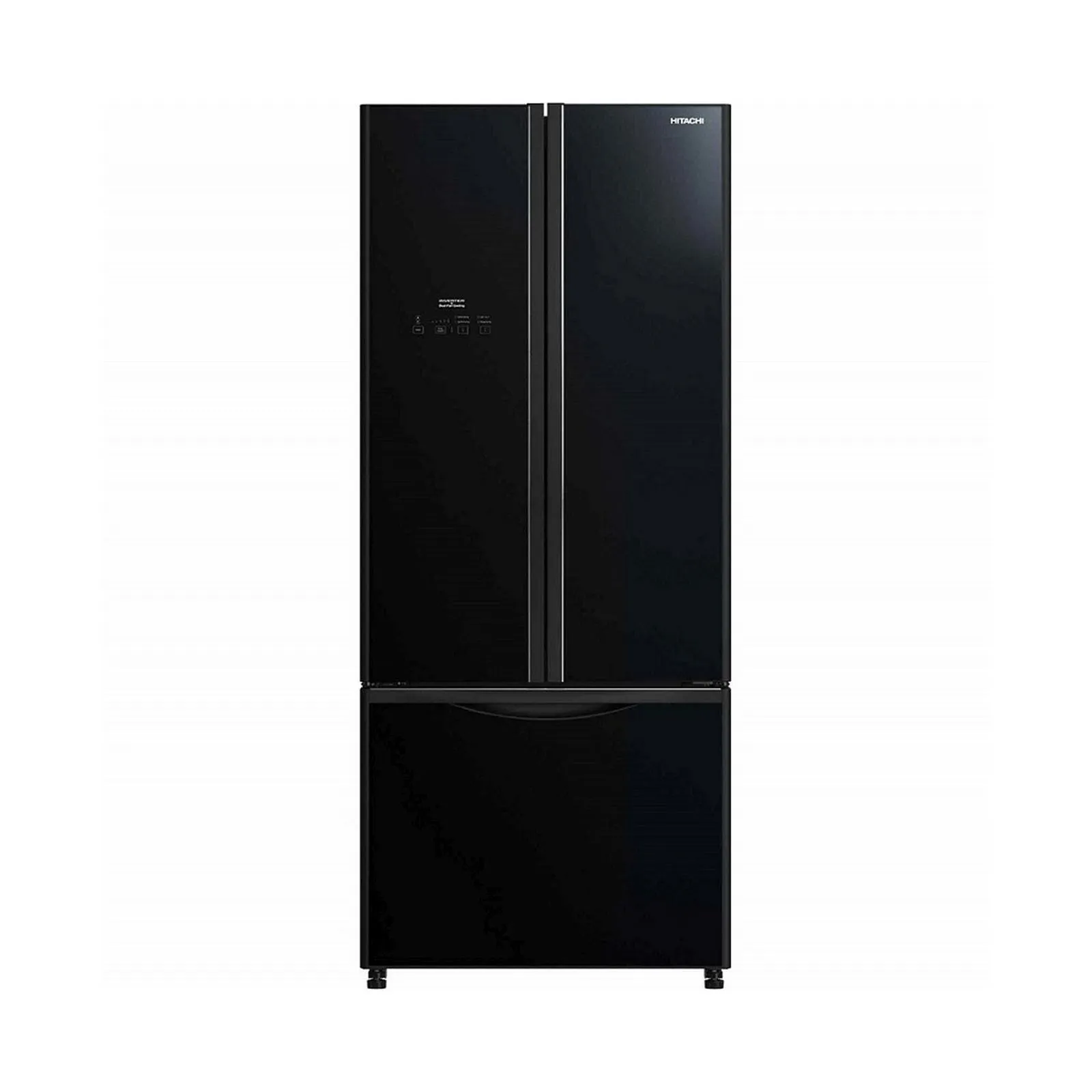 HITACHI 439L 3 DOOR FRIDGE R-WB560P9MS-GBK (BOTTOM FREEZER)
