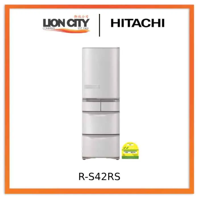 Hitachi R-S42RS - SN 319L 5 Door Multi Fridge (2ticks)