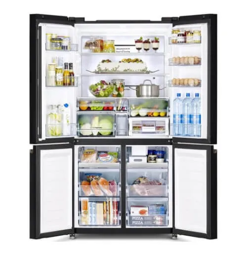 Hitachi R-WB640V0MS - GBK/GS French Bottom Freezer Deluxe 569L