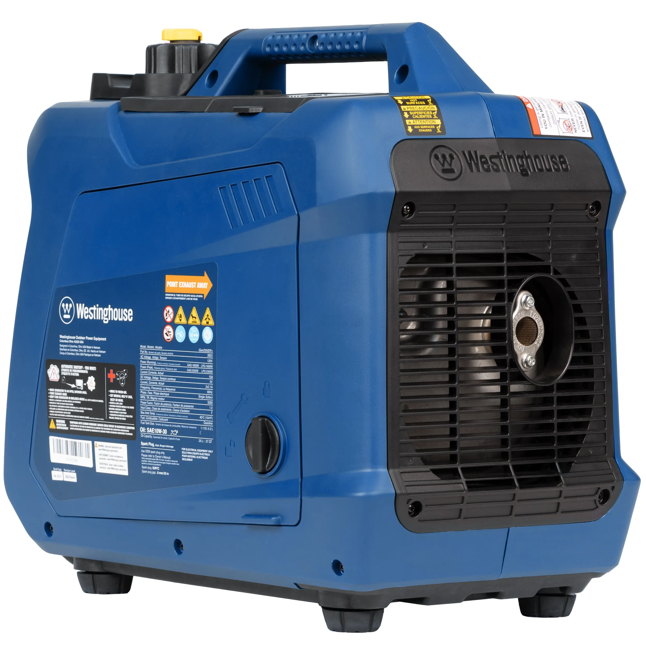 iGen2550DFc Inverter Generator - Dual Fuel with CO Sensor