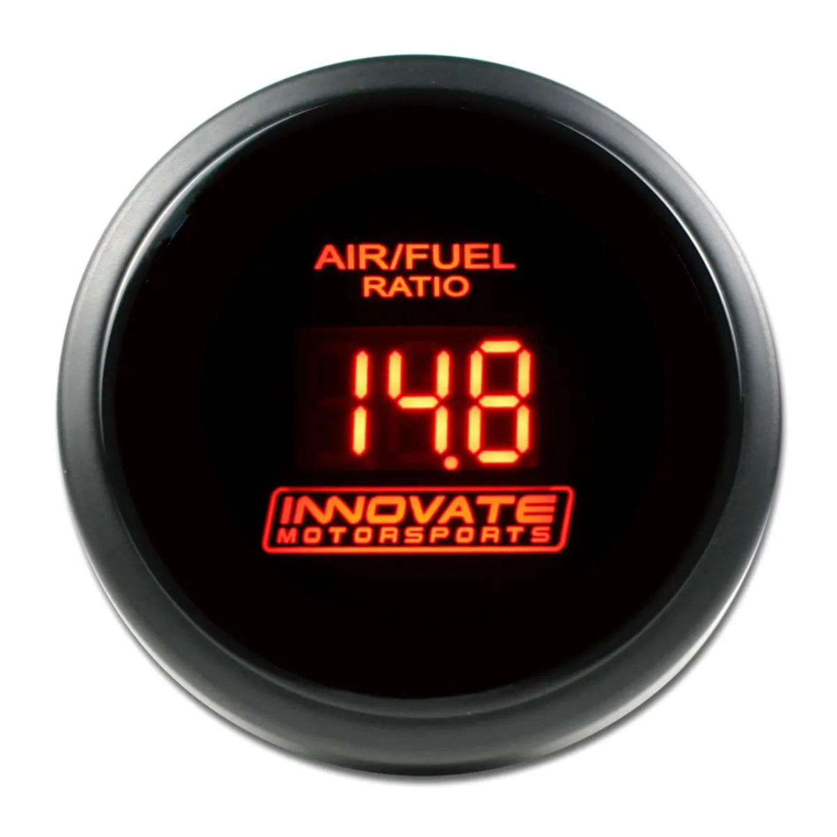 Innovate Motorsports DB Wideband Digital Air-Fuel Ratio Gauge - 8:1-18:1 AFR - 2-1/16" Diameter - Black Face / Red LED