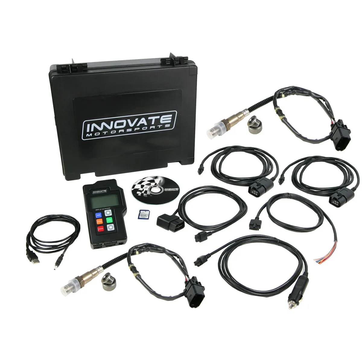 Innovate Motorsports LM-2 Digital Hand Held Wideband Controller - Dual O2 Sensors - OBD-II Scanner - Universal