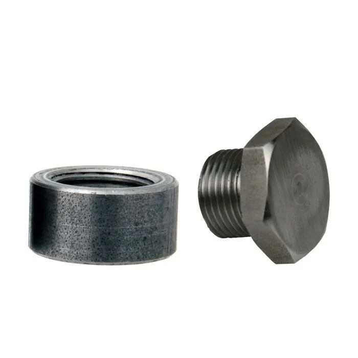 Innovate Motorsports Oxygen Sensor Bung - Straight - Weld-On - 18 mm x 1.50 Female Threads - Plug Included