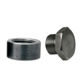 Innovate Motorsports Stainless Oxygen Sensor Bung - Straight - Weld-On - 18 mm x 1.50 Female Threads - Plug Included