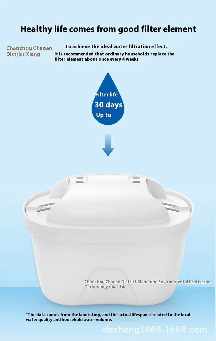 Kitchen Activated Carbon Filter Element Household Water Purifier Filter Water Filter Pitcher Filter Element