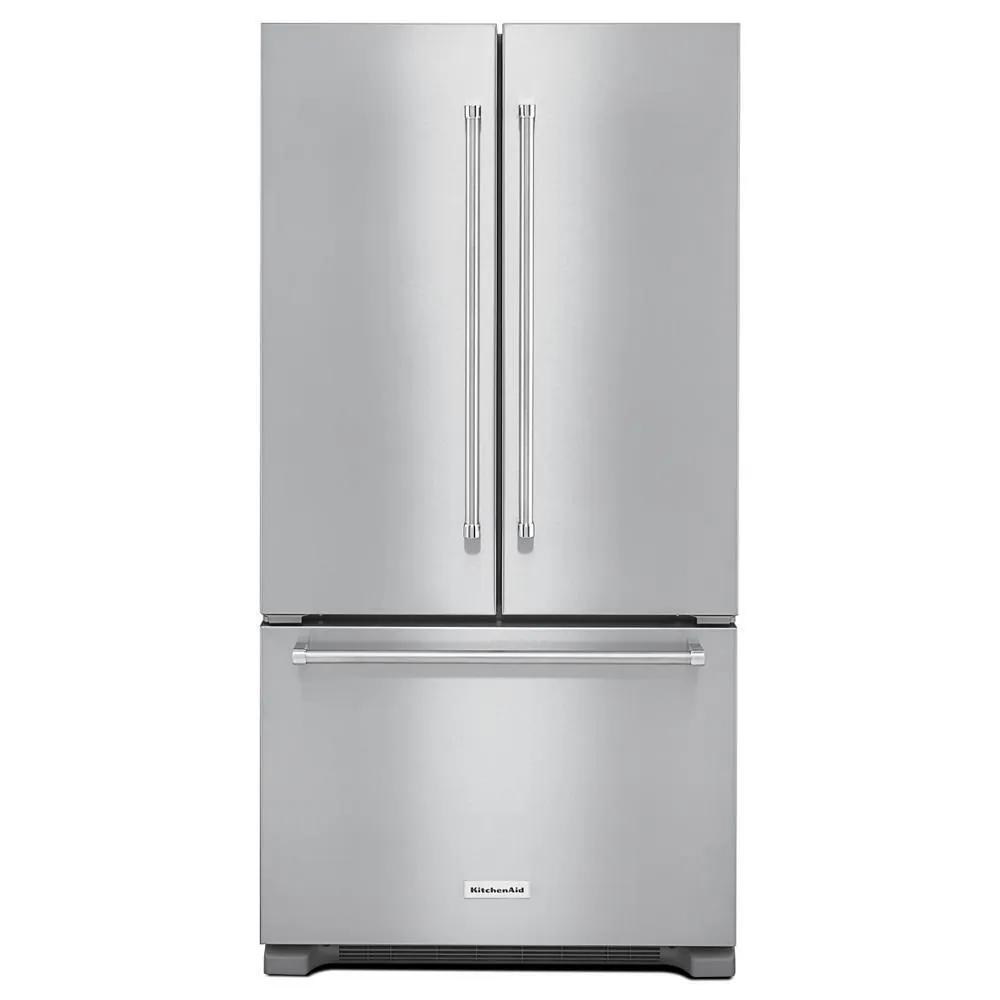 Kitchenaid KRFC302ESS 22 cu. ft. 36-Inch Width Counter Depth French Door Refrigerator with Interior Dispense