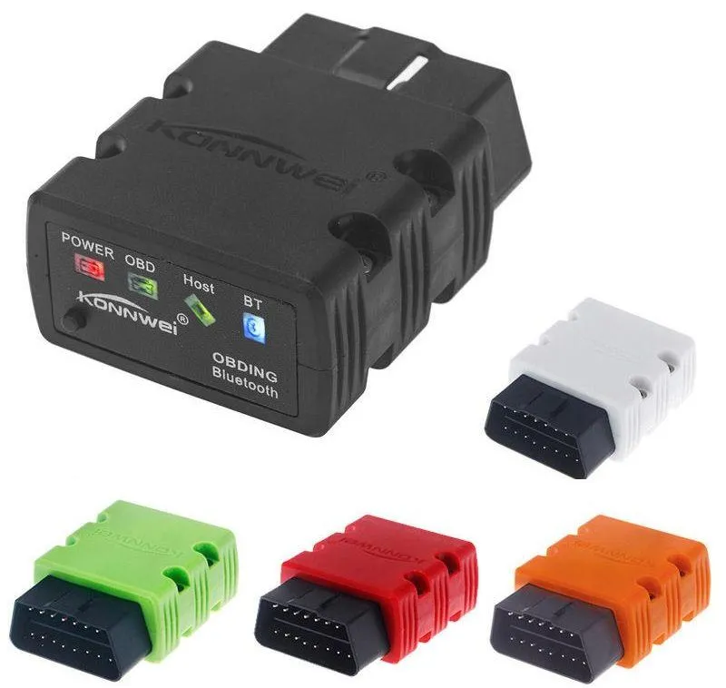 Konwei KW902 OBDII VGATA ICAR ELM327 Bluetooth Auto Diagnostic Scanner OBD2 Scan Tool