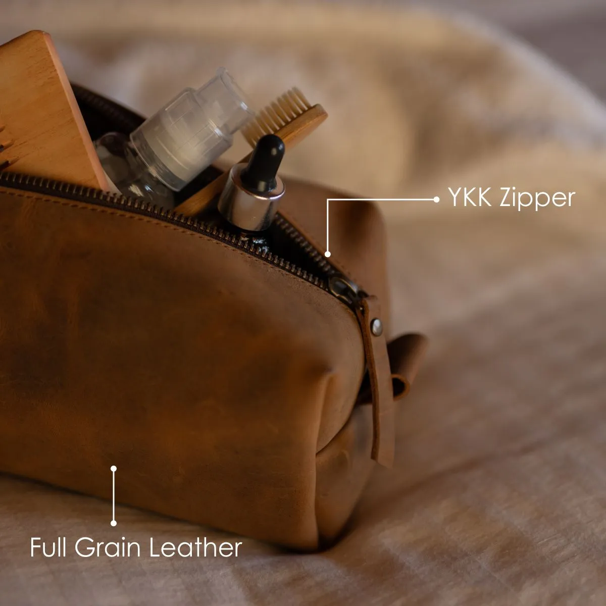 Leather Dopp Kit