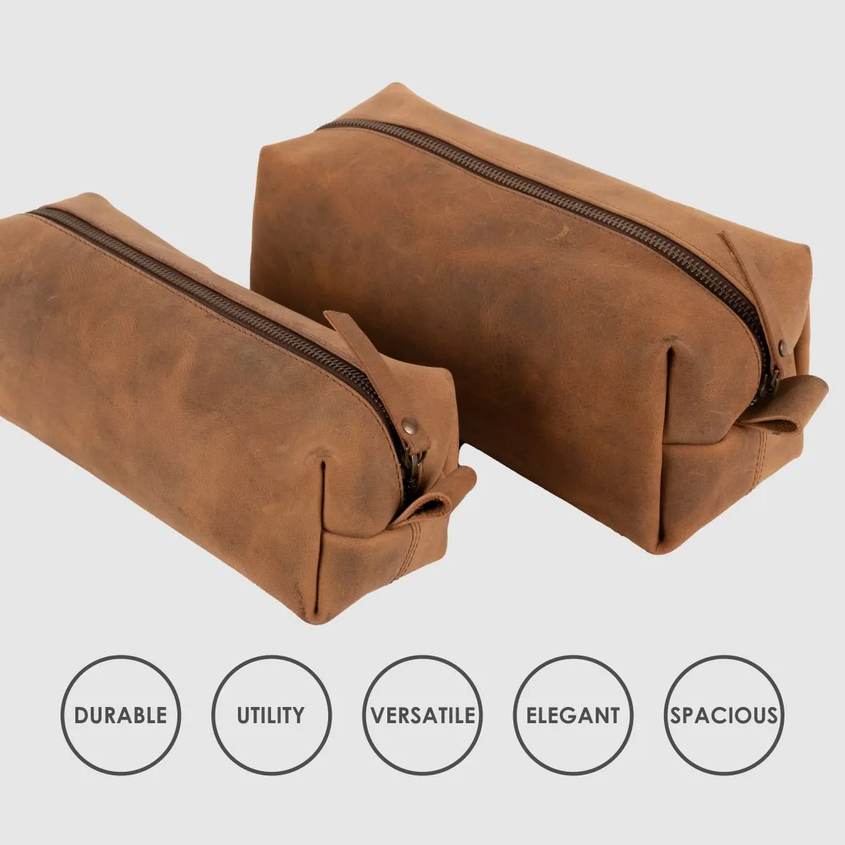 Leather Dopp Kit