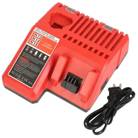 M12 M18 Rapid Fast Charger Fit for Milwaukee Battery