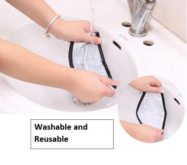 Mask with 4 filter replacements   pocket Set