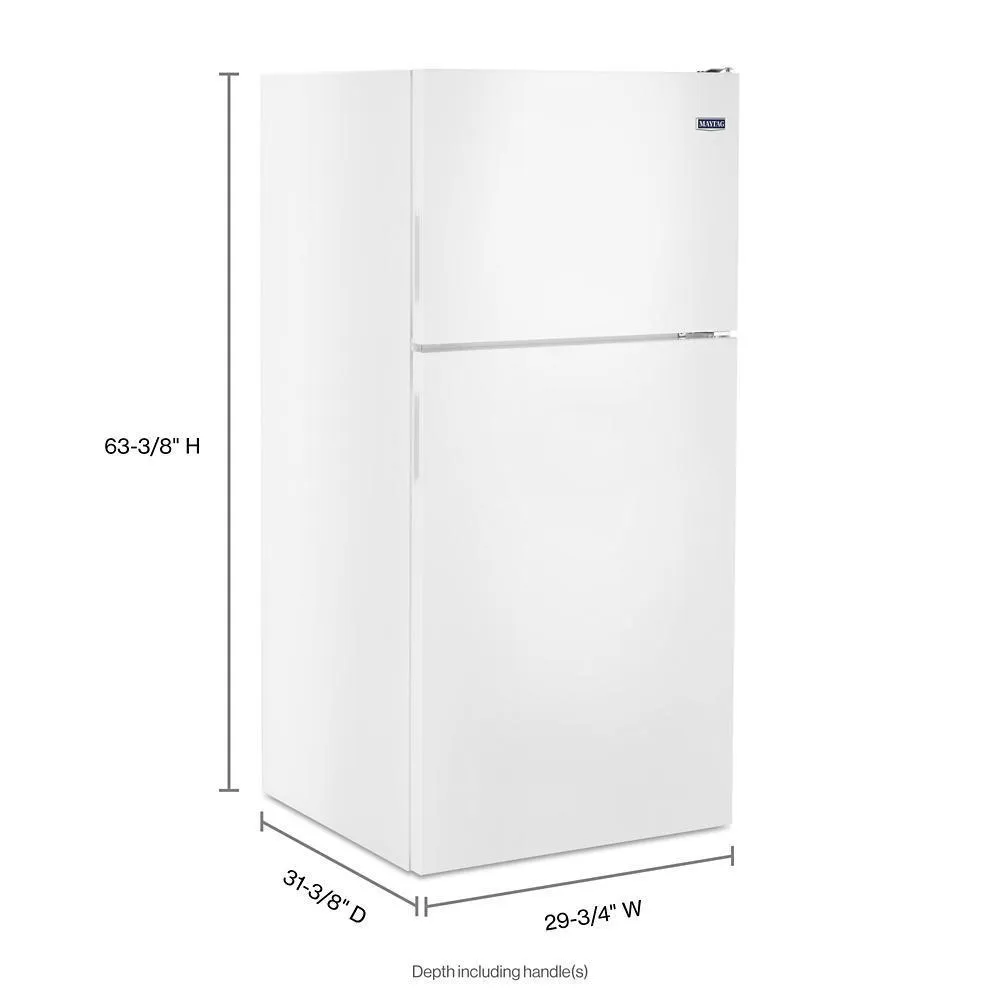 Maytag MRT118FFFH 30-Inch Wide Top Freezer Refrigerator with PowerCold® Feature- 18 Cu. Ft.